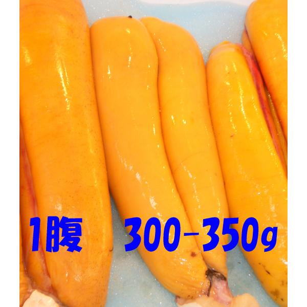 2腹以上で送料無料！最高級国産（宮崎県産）ボラのたまご ボラの卵 高級珍味『からすみ』の材料300-350ｇ（冷凍でのお届け）