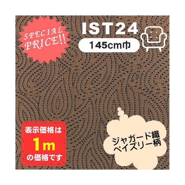 I ＳＴ２４ 椅子生地 イス 布 張替え 高級 ペイズリー柄 光沢 エレガント モダン 織物 コスパ 格安 クラシック ホテル アウトレット商品 特価