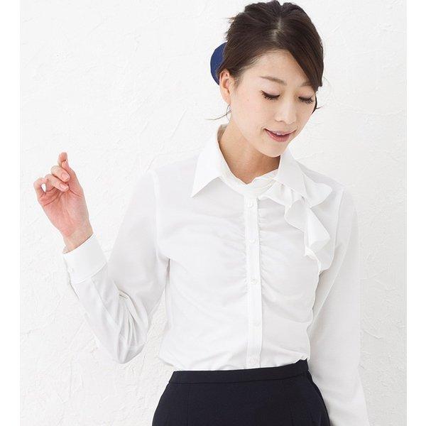 吸汗速乾でサラサラな着心地が続く リボン付長袖ブラウス レディース 事務服 企業制服 オフィスユニフォームにもおすすめ 007u8530xxx 事務服 制服の衣 職 自由femme 通販 Yahoo ショッピング