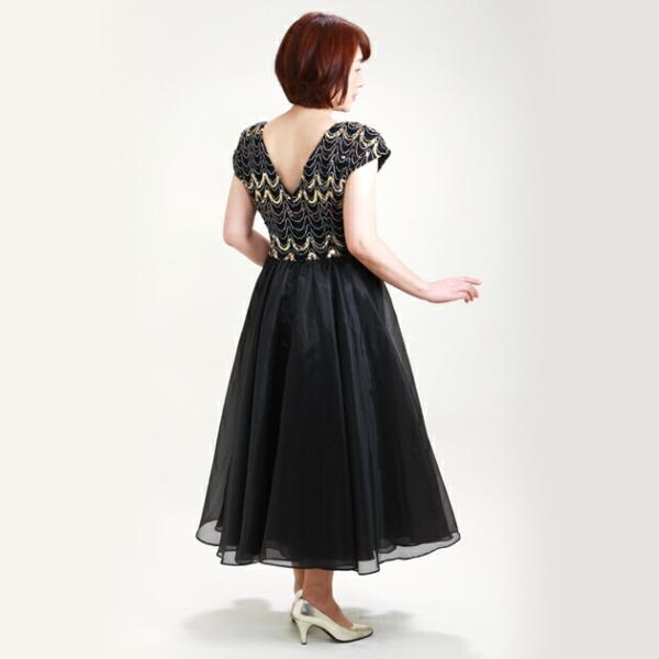 フォーマルドレス レンタル 結婚式 ９号 黒 ワンピース バック ネックレス無料 6138 1 あすつく 送料無料 Apaproduction Fr