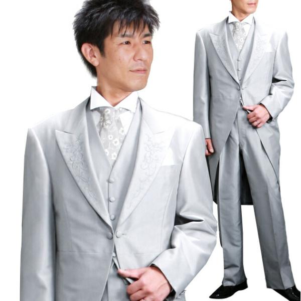 タキシード レンタル グレーチャペルモーニング レンタル 新郎 レンタルタキシード 結婚式 スーツ 貸衣装 tuxedo 二次会 往復送料無料 NT-016
