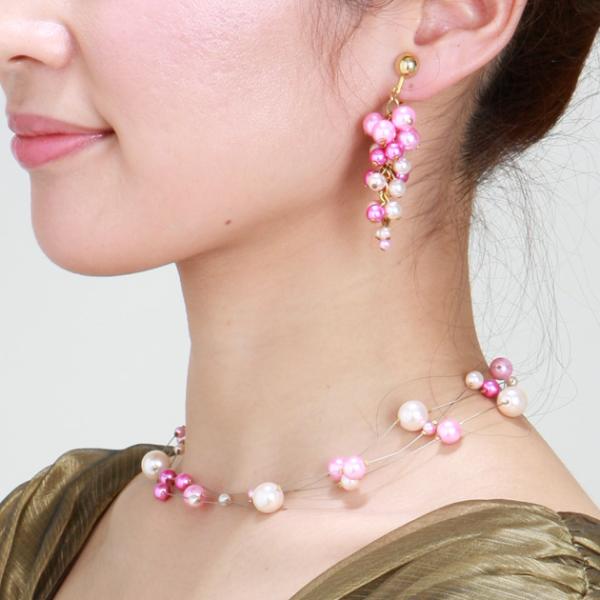 商品番号:FBMNE51【ネックレス＆イヤリング　レンタル】■ 品質：パール■ サイズ（約）：ネックレス/40cm　アジャスター/6cm　イヤリング/4．5cm※商品の色につきましては、お客様のご覧になられますパソコン機器及びモニタなどの違...