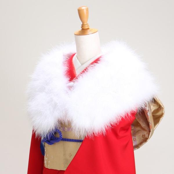 ※こちらの商品はレンタル品です。歩くたびにふわふわ揺れる羽毛が可愛い♪<br>成人式★振袖の装いには最適なショールです♪※商品の色目につきましては、お客様のご覧になられますパソコン機器及びモニタなどの違いにより実際の商品素材の色...