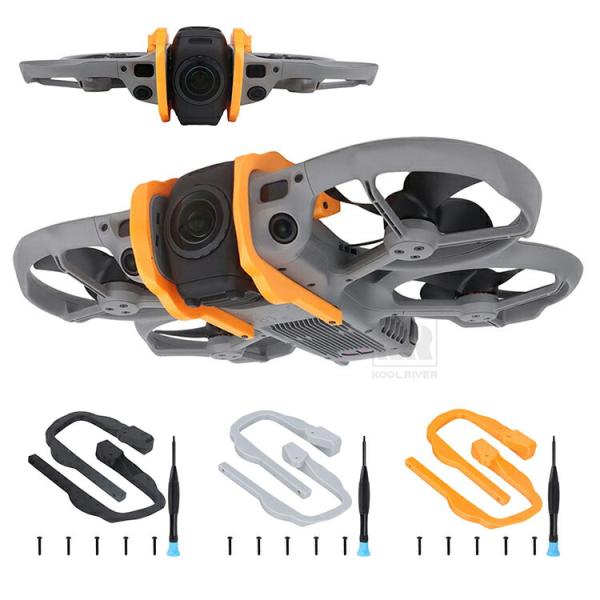 DJI Avata 360対応 バンパー レンズ保護 プラスチック 機体保護 保護カバー 保護ガード 防振 耐衝撃 保護装置 軽量 耐久性 衝突防止カバー