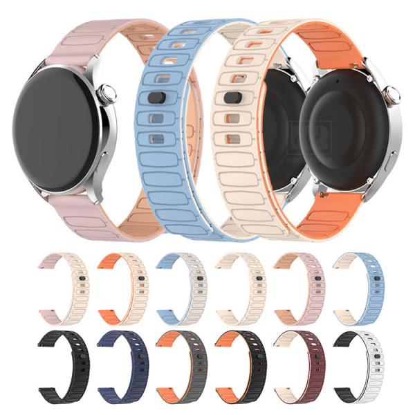 Haylou IRON N1 バンド ベルト マグネット付き 磁気付き シリコン Watch 2 Solar Pro バンド幅 22mm 交換リストバンド/交換バンド/交換ベルト エレガント