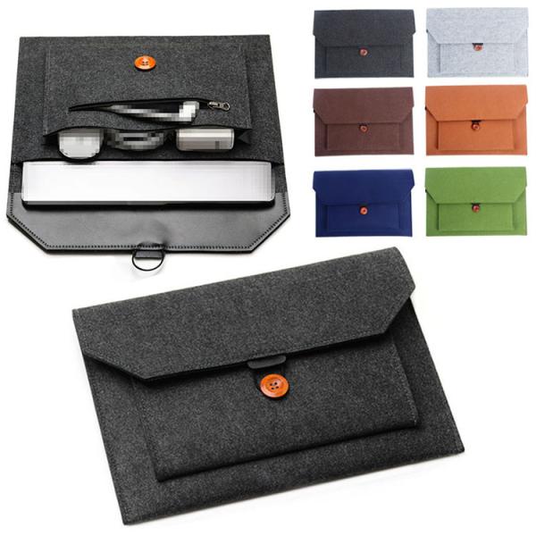 Pomera DM250 / DM200 ケース / カバー フェルト バッグ型 ポメラ DM250 / DM200 カバン型 シンプル ポケット付き セカンドバッグ型 キングジム KING JIMポメラ DM250/DM200