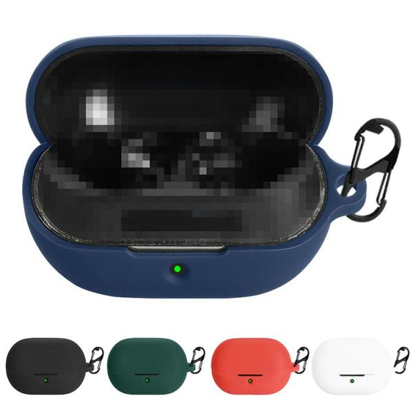 SoundPEATS H3 ケース シリコン シンプル カラビナ付き 保護カバー ワイヤレスイヤホン おすすめ おしゃれ カバー 傷防止 ケース サウンドピーツ H3