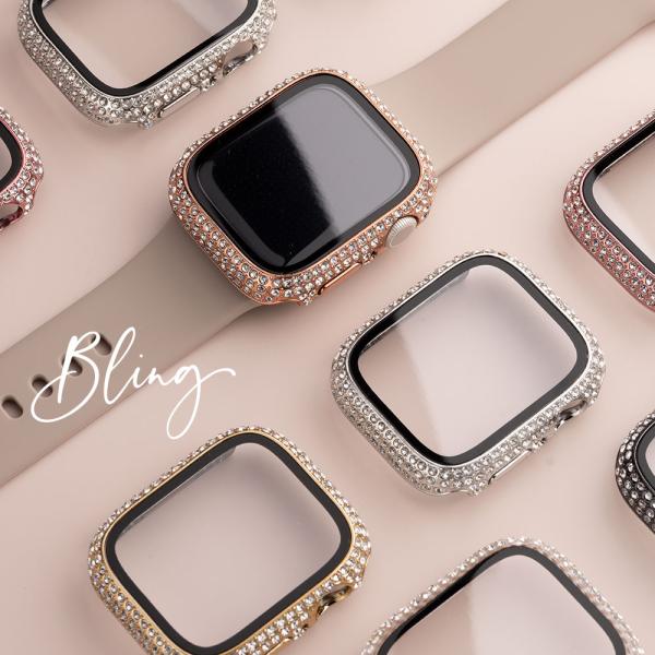 程よいくすみニュアンスこなれ感を叶える大人ブランド「empire」バンドやチャームを足してアレンジが楽しめる。キラキラコーデでもっと可愛く?その他アップルウォッチカバーはこちら＜BLING（ブリン）コレクション＞【対応機種】アップルウォッチ...