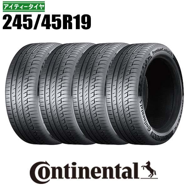 コンチネンタル　エココンタクト6 承認 245/45/19 2024 4本 コンチネンタル（CONTINENTAL） 特別価格 在庫残りわずか 4本 新品