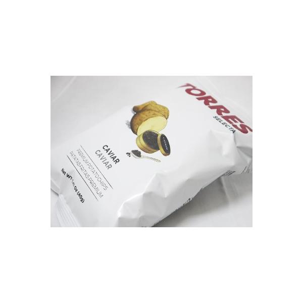 他商品同梱不可 キャビア ポテトチップス 40g 袋入り トーレス Avalskitoranj Rs