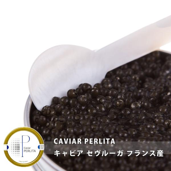 キャビア セヴルーガ フランス産 50g ペルリータ 冷蔵 三大珍味 高級 おいしい 美味しい 魚卵 ご褒美 高級食材 高級食品 ホテル 一流 レストラン