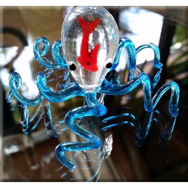 ベネチアンガラス製ミニ置物・タコ金魚 : ミオ・ヴィーノ Mio Vino