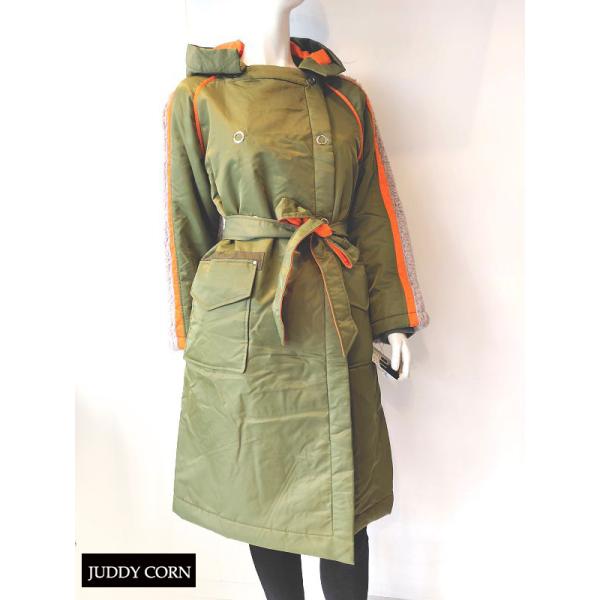 ジュディーコーン JUDDYCORN 切り替えデザインライン入りコート