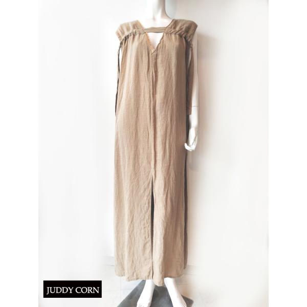 【新品】JUDDY CORN ワンピース ジュディーコーン JUDDYCORN バックスリット入り ロングワンピース