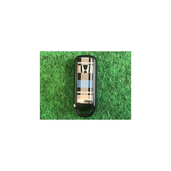 N-BOX ホンダ スマートキー チェック柄 両側スライド 4ボタン GHR-H005