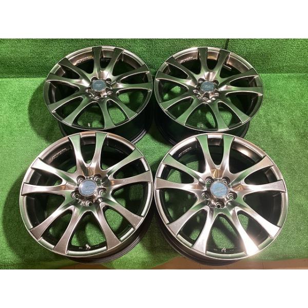 WORK WORK STEEZ 17インチアルミホイール 7J ＋48 5H PCD100 4本セット