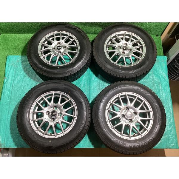 YOKOHAMA 185/70R14 iceGUARD iG60 4本早い者勝ち アイスガード 6 マナレイ 14x5.5JJ +38 4H PCD100 ヨコハマ iG60 185