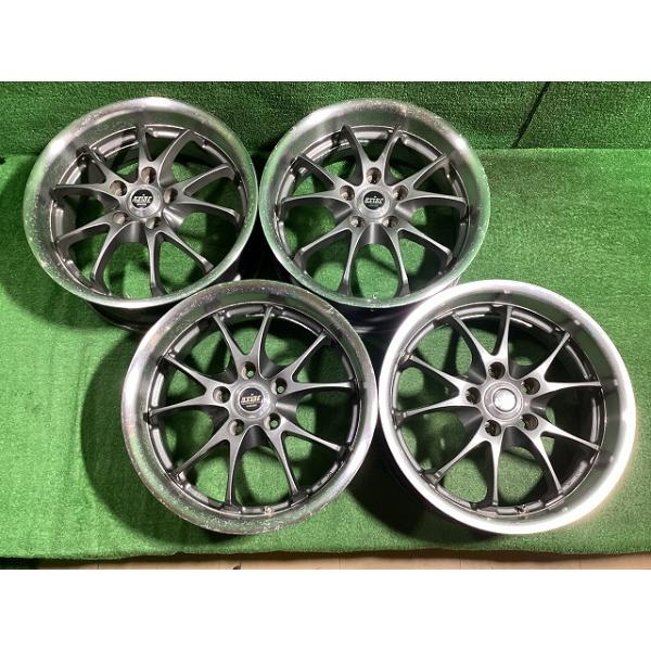 ナザック アクシア 17インチアルミホイール 7J ＋48 5H PCD114.3 4本