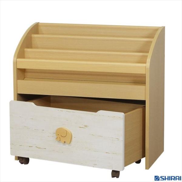 送料無料 ランドキッズ 収納 ラック Lak 7075bs 北欧 おもちゃ 絵本 物品 こども用 棚 絵本棚 絵本ラック おもちゃ箱 キャスター キッズ家具 本棚 おしゃれ