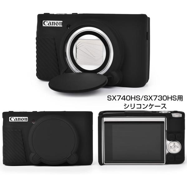 ●SX740 SX730カメラに専用カメラケースとなります。ソフトなシリコン保護ケースは、常に外出する写真愛好家に最適です。●【完璧なフィット感】このソフトで軽量なシリコン保護ケースはSX740 SX730に合うようにデザインされ、効果的に...