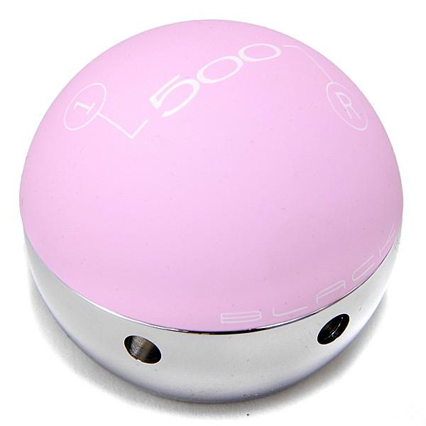 FIAT（フィアット） 500 アルミシフトノブ -PINK&クローム- 12505