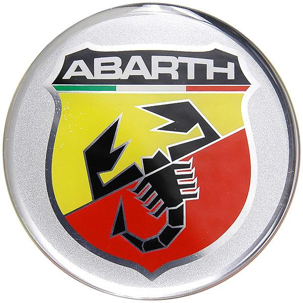 アバルト（ABARTH） アバルト純正3Dエンブレムステッカー(ラウンド
