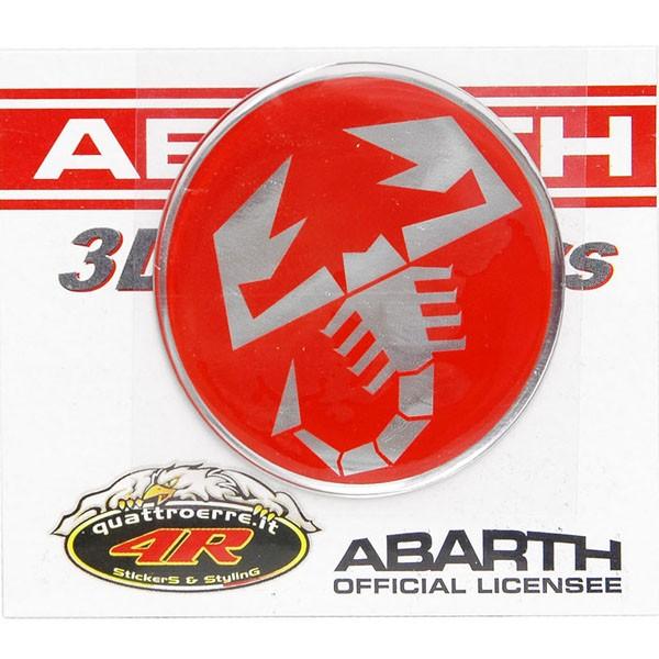 アバルト（ABARTH） アバルト純正3D SCORPIONEステッカー(ラウンド