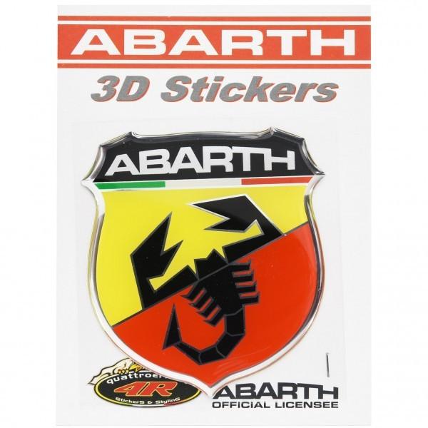 アバルト（ABARTH） アバルト純正3Dエンブレムステッカー (73mm)-21533