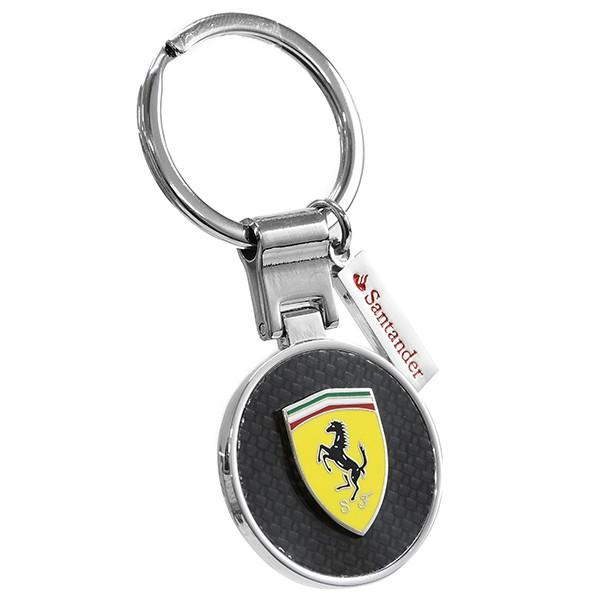 フェラーリ オフィシャル カーボン キーリング③ Ferrari Ferrari（フェラーリ） フェラーリ純正 SFラウンドキーリング