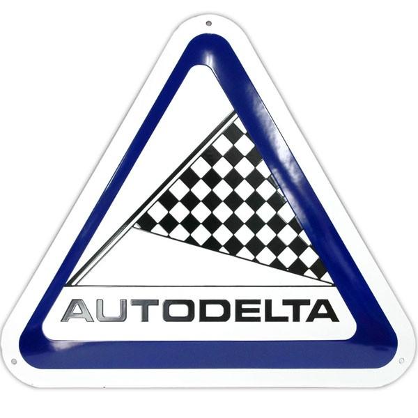 アルファロメオ（ALFA ROMEO） AUTODELTAホーローサインボード 560mm
