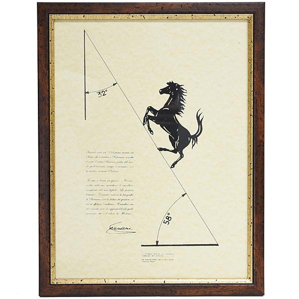 Ferrari（フェラーリ） Cavallino仕様書額装 18466 : イタリア自動車