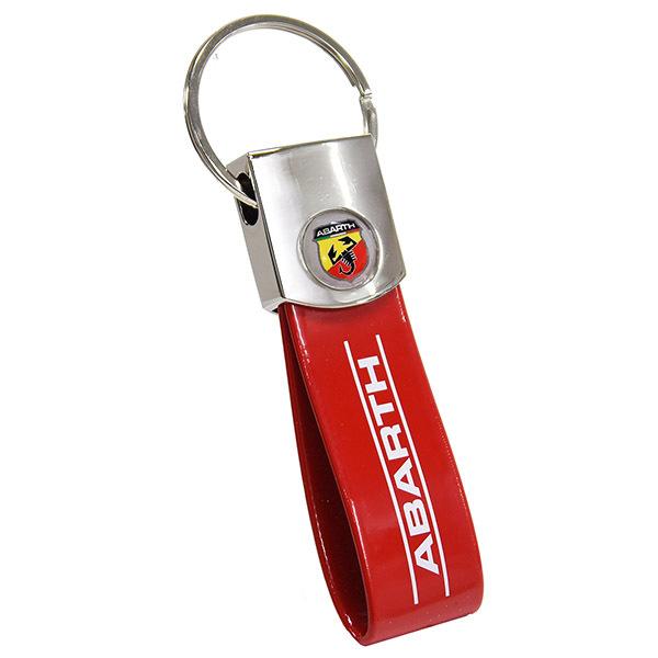 アバルト純正ストラップタイプキーリング/レッドバンド　18540
