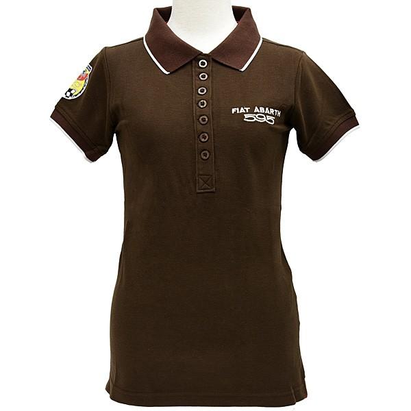 アバルト（ABARTH） アバルト純正595 レディスポロシャツ/ブラウン