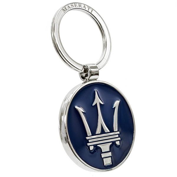 Maserati マセラティ純正キーリング(メタルラウンド/ブルー