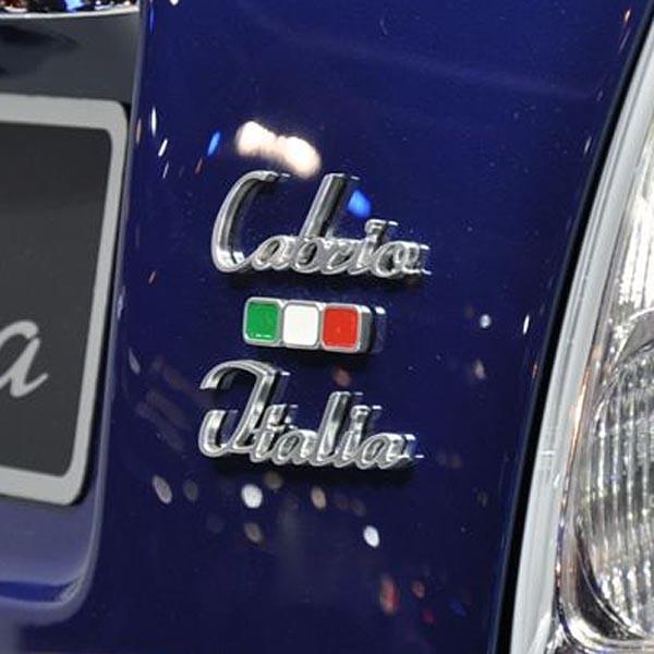 アバルト（ABARTH） アバルト純正Cabrio Italiaロゴエンブレム 19600