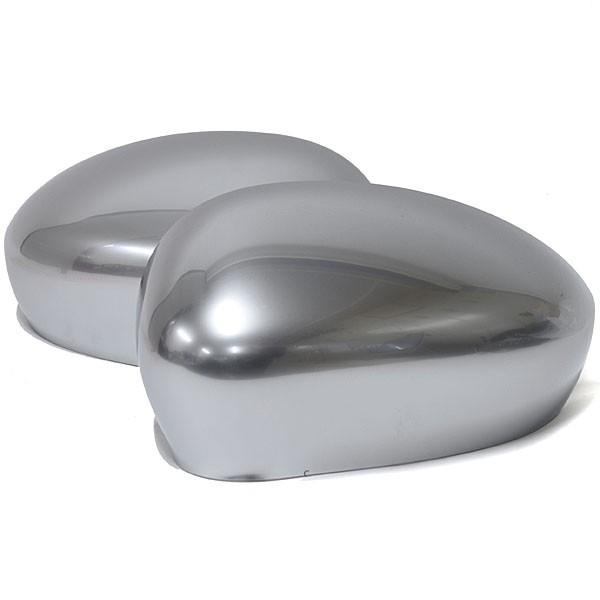 フィアット/アバルト純正 500/595/695用ミラーカバー(サテンシルバー