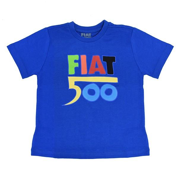 FIAT（フィアット） フィアット純正 Nuova 500 キッズTシャツ(ブルー