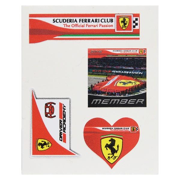 ステッカー　　　Ferrari Ferrari（フェラーリ） Scuderia Ferrari Club スモールステッカー