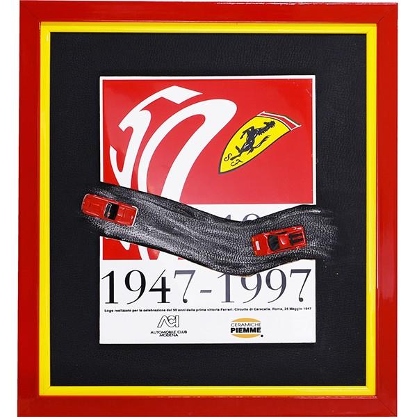 Ferrari（フェラーリ） フェラーリ創立50周年額装セラミックオブジェ