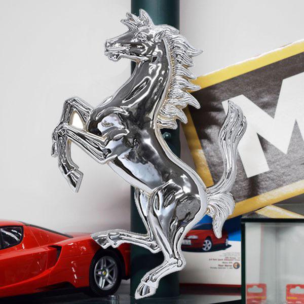 Ferrari フェラーリ純正 純正Cavallino壁掛けオブジェ(クローム Ferrari フェラーリ純正 純正Cavallino壁掛けオブジェ(クローム