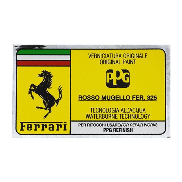 フェラーリ純正 ペイントコードステッカー Rosso Mugello Fer 325 イタリア自動車雑貨店ショッピング 通販 Yahoo ショッピング