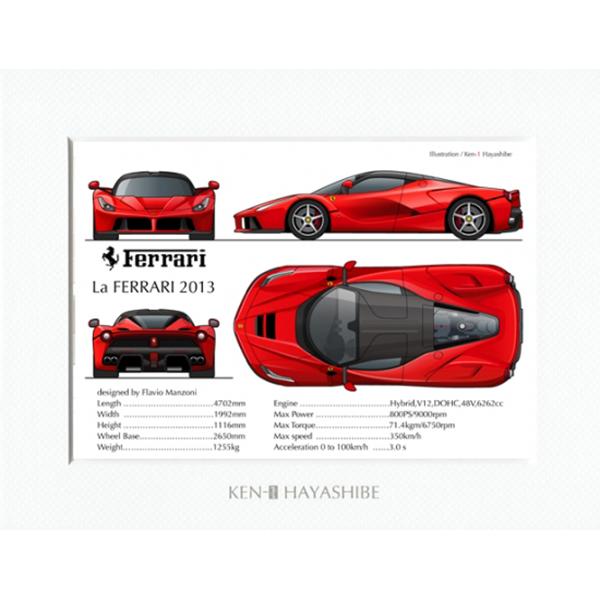 �t�F���[�� La Ferrari Specs�C���X�g���[�V����by �ѕ�����@23192