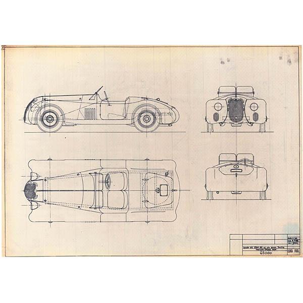 アルファロメオ（ALFA ROMEO） 6C 2500 SS ala spessa Turing 1939完成