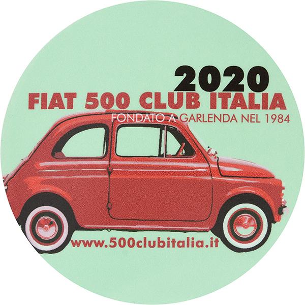 �t�B�A�b�g FIAT 500 CLUB ITALIA 2020�X�e�b�J�[(���\��^�C�v)�@23998
