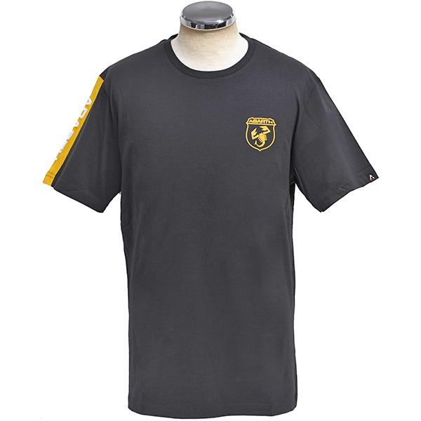 アバルト アバルト純正 イエローストライプTシャツ 24163 : イタリア 