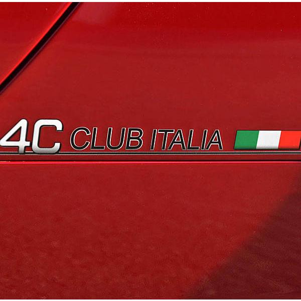 アルファロメオ アルファロメオ純正4C Club Italiaサイドデカール左右 