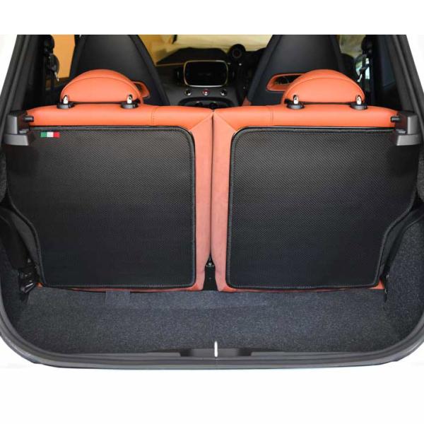 【決算セール】リアシートバックマット　アバルト用 アバルト（ABARTH） アバルト/フィアット 500/595/695用シートバック