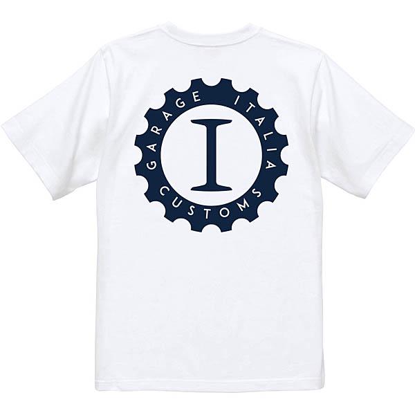 Garage ItaliaオフィシャルエンブレムTシャツ(ホワイト)　24607