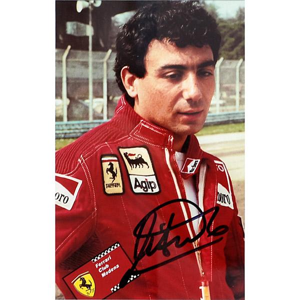 Ferrari（フェラーリ） Michele Alboreto直筆サイン入りFerrari Club