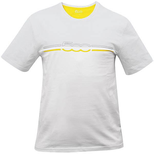 FIAT（フィアット） フィアット純正500バイカラーロゴTシャツ 25658